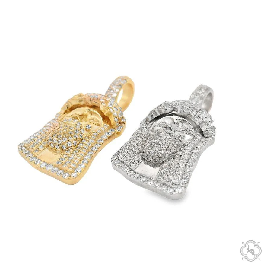 9818-traxnyc-crowned-jesus-pendant-small-70185-5.webp TraxNYC Crowned Jesus Pendant - Small 70185