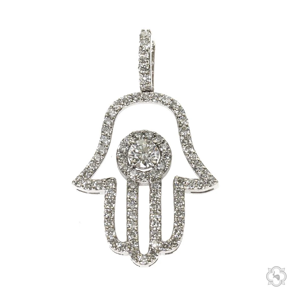 Hamsa Diamond Pendant 70233