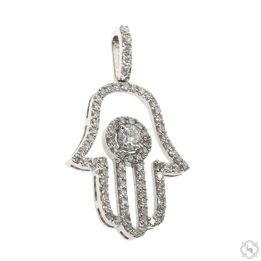 Hamsa Diamond Pendant 70233