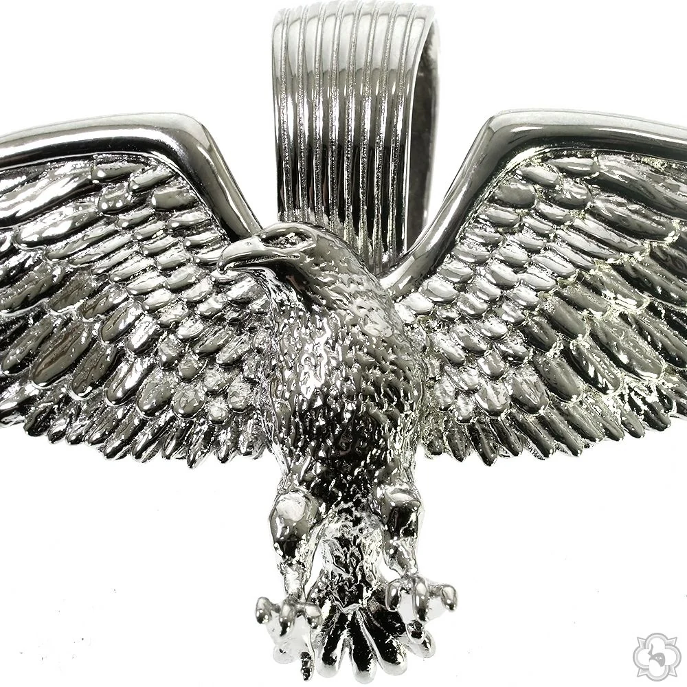 TraxNYC Silver Eagle Pendant 70277