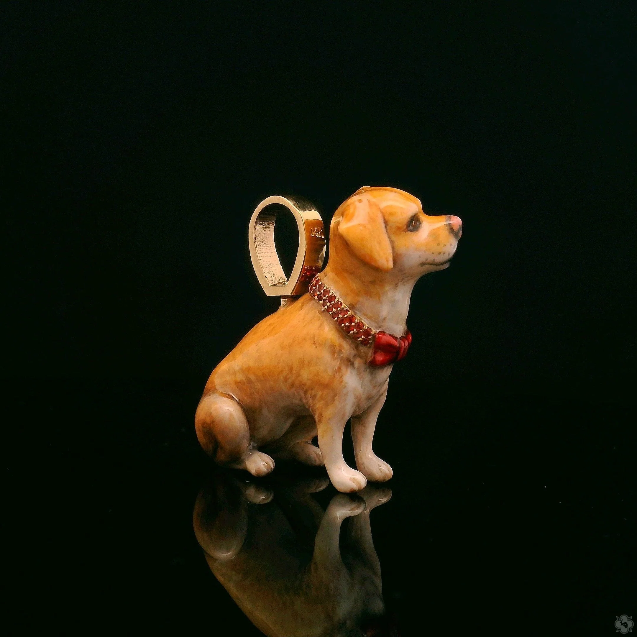 3D Labrador Dog Pendant 70504