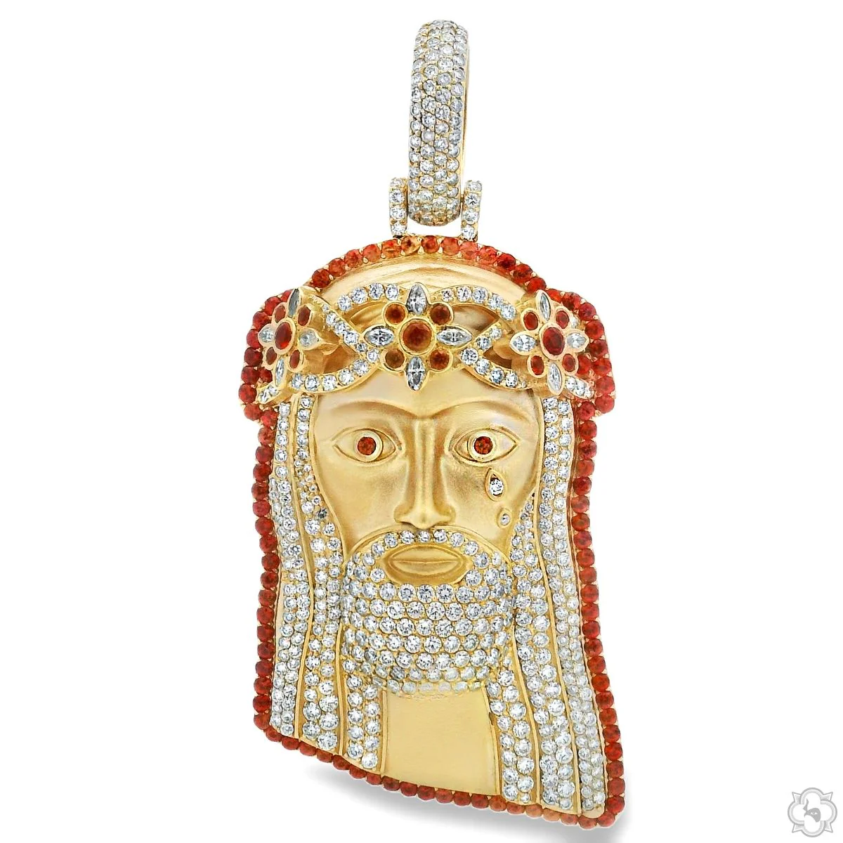 TraxNYC Blazing Glory Jesus Pendant Large 70539