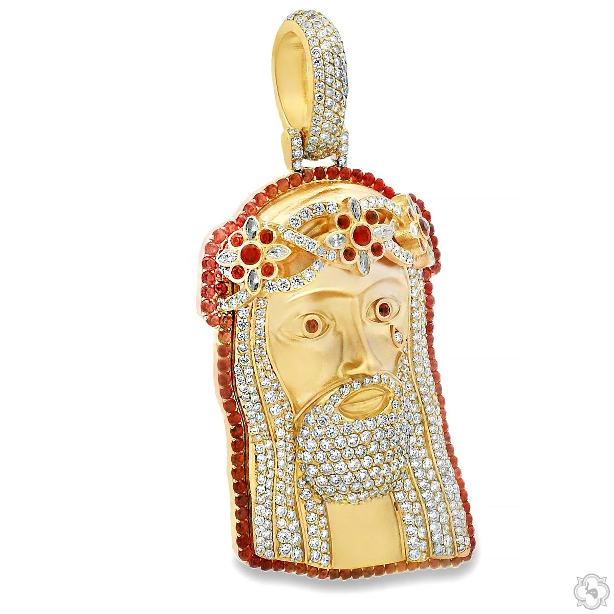 TraxNYC Blazing Glory Jesus Pendant Large 70539