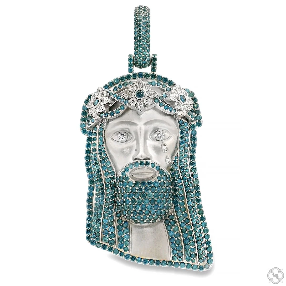 TraxNYC Celestial Mercy Jesus Pendant Large 70540