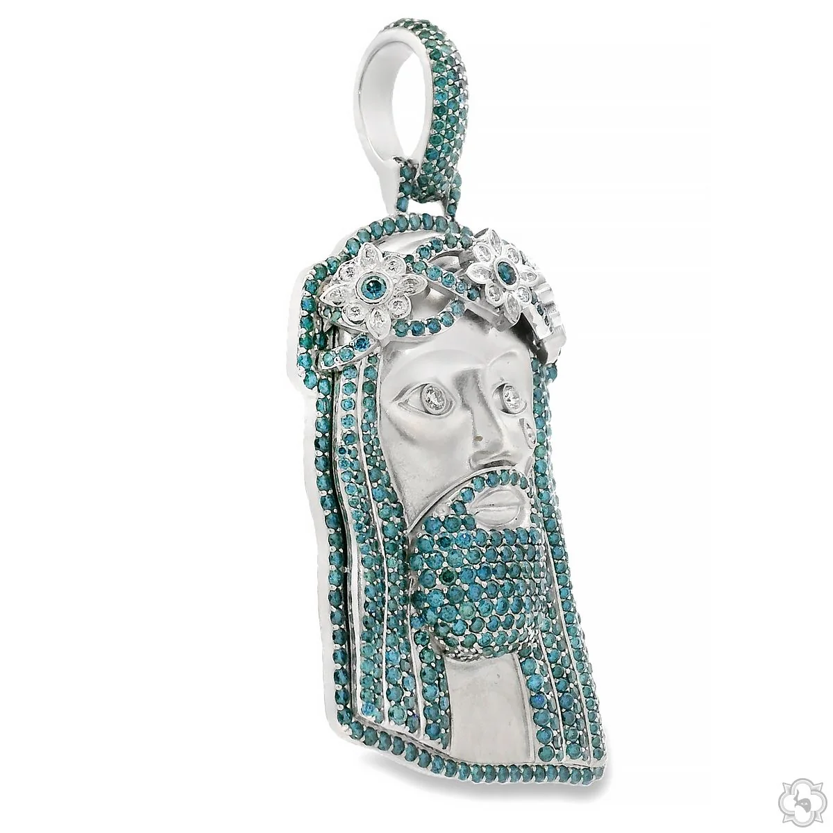 TraxNYC Celestial Mercy Jesus Pendant Large 70540
