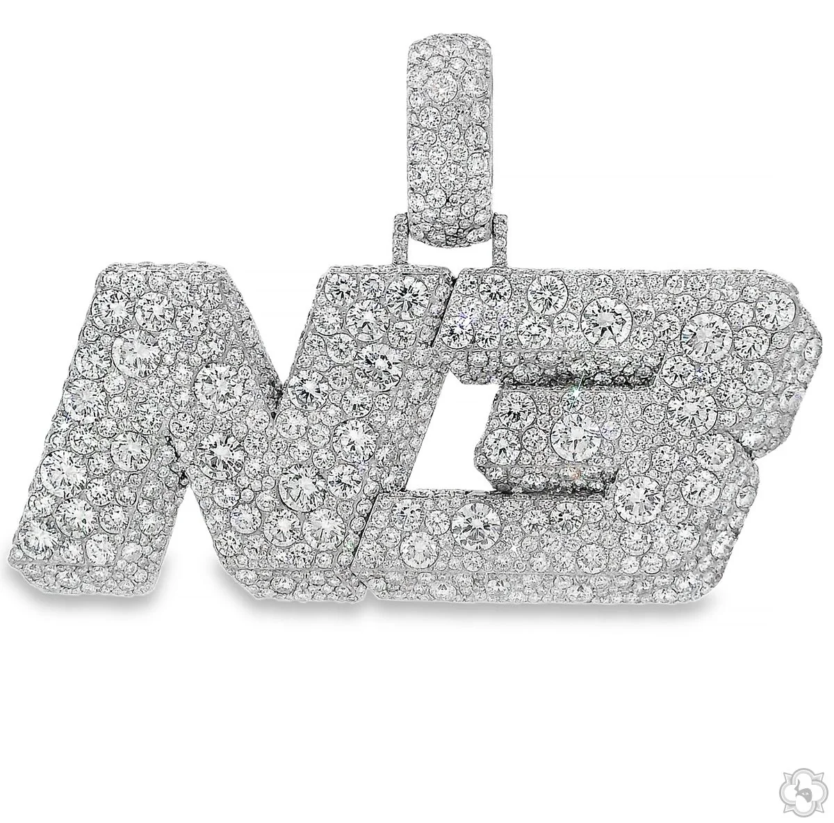 Diamond  Mosaic Logo pendant 70742