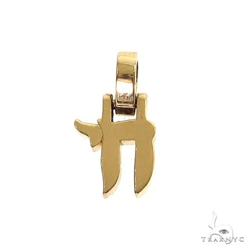 18K Gold Chai Pendant Mini 69587