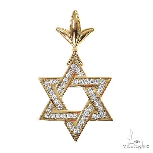 Star Of David Diamond Pendant Large 69556