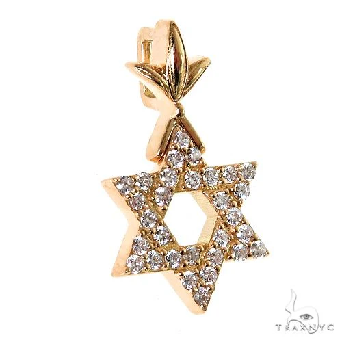 Star Of David Diamond Pendant Mini 69554